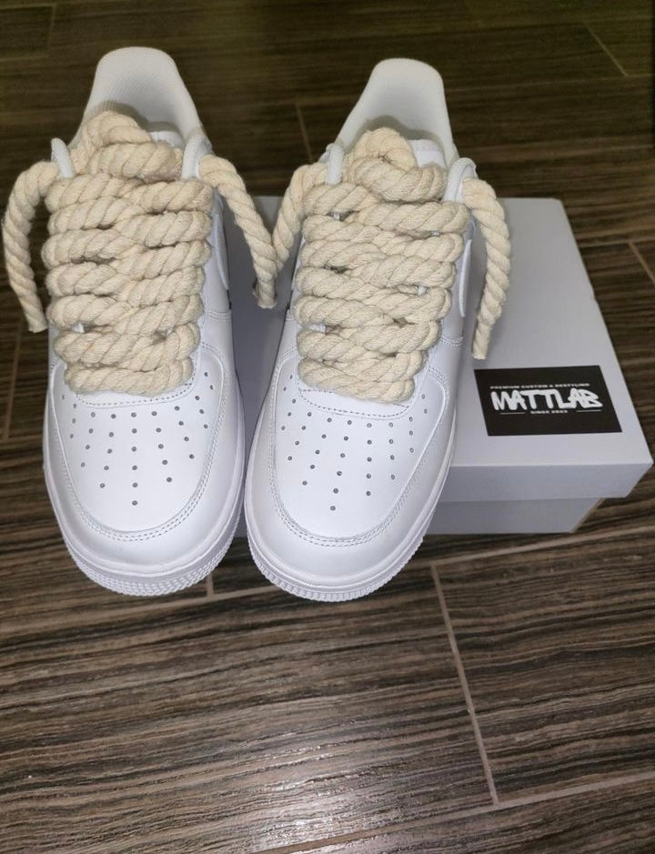 Airforce one Rope Laces Cream