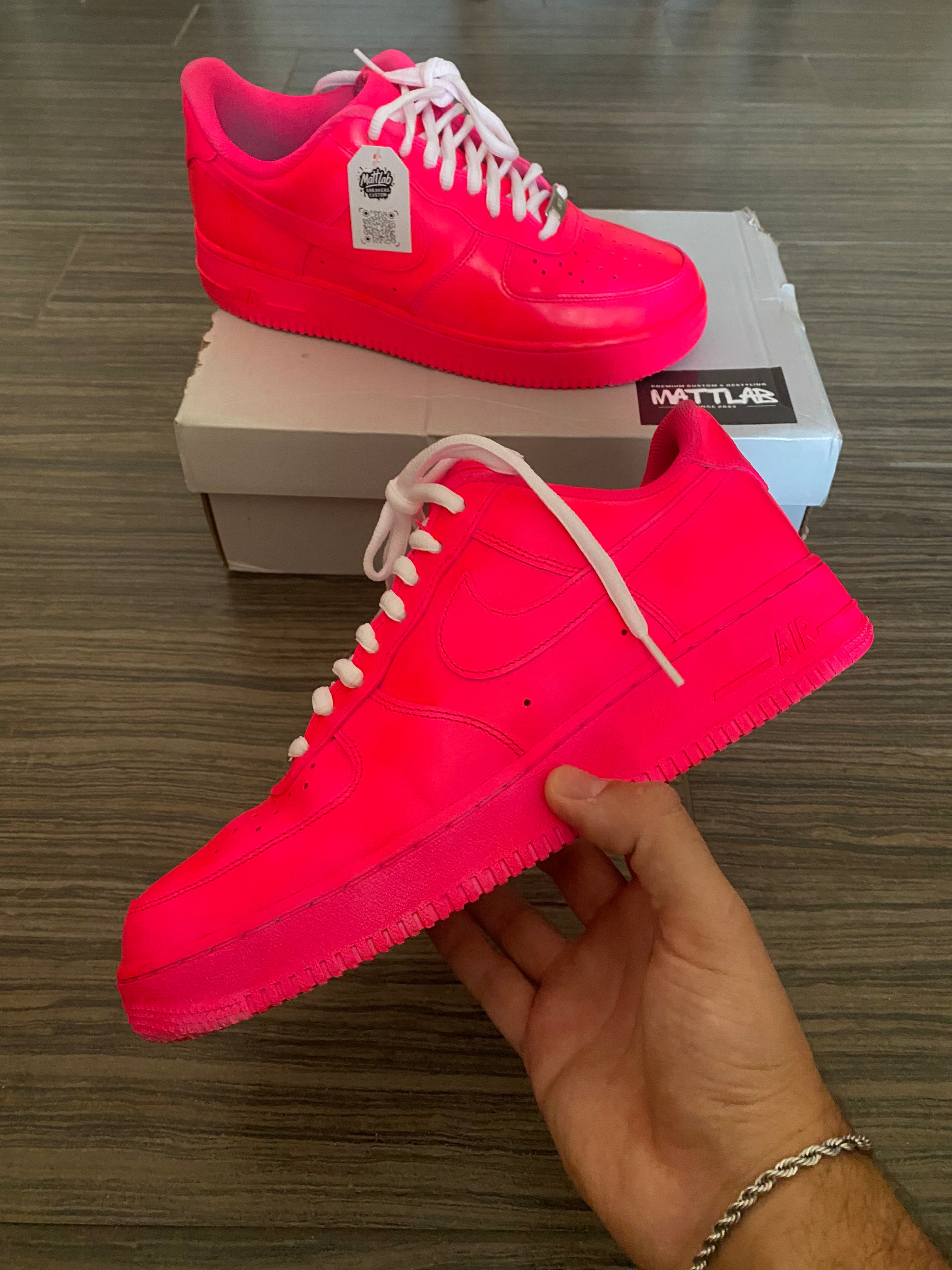 💖 Air Force 1 Custom “Pink Flare” ⚡