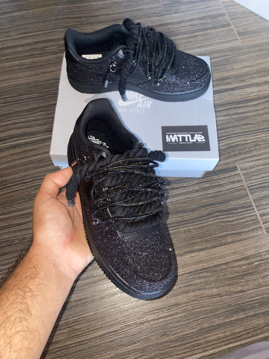 Air Force Glitter Black Edition ✨