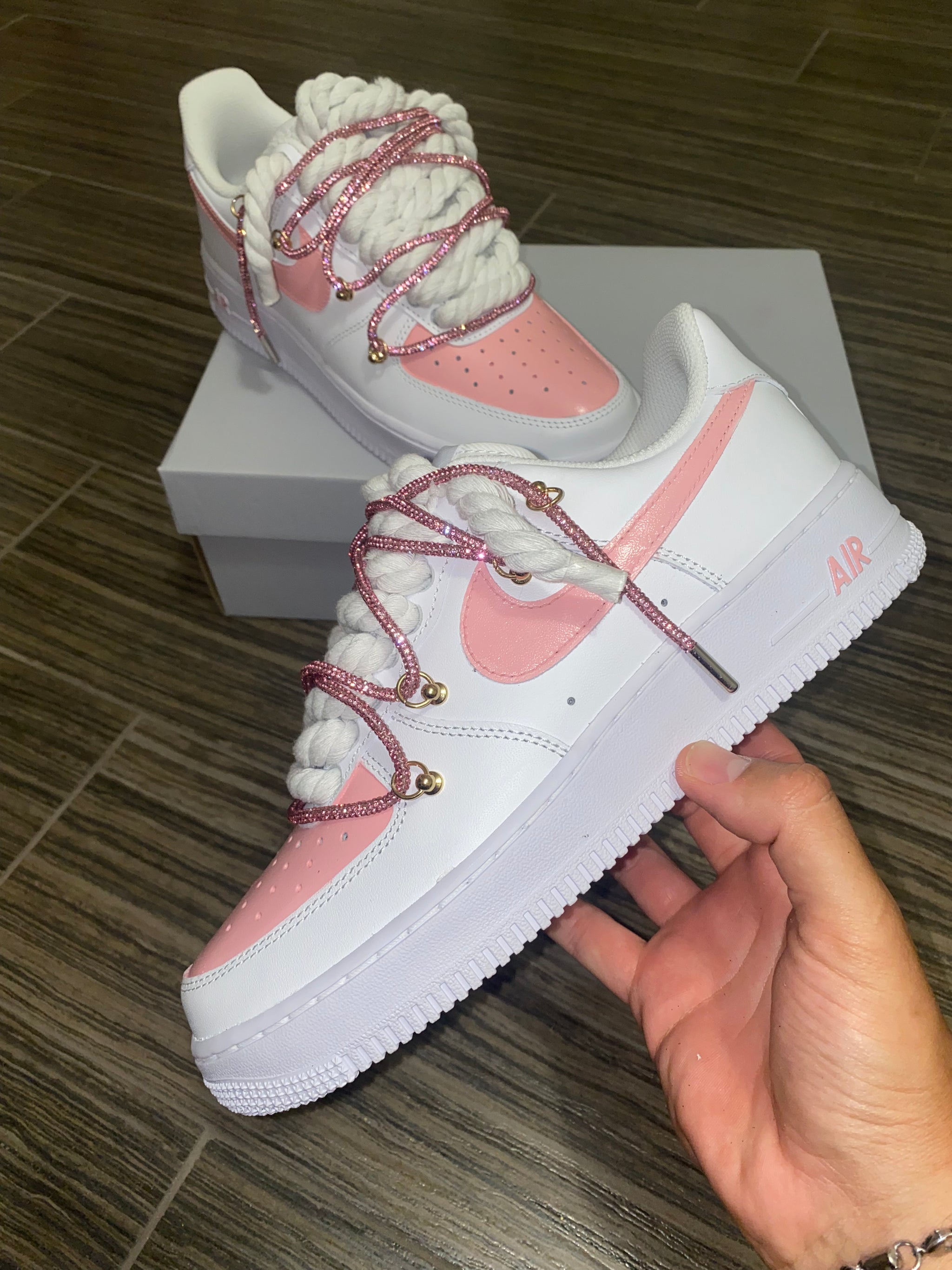 Air Force 1 “Pink Luxury Rope”  💎✨