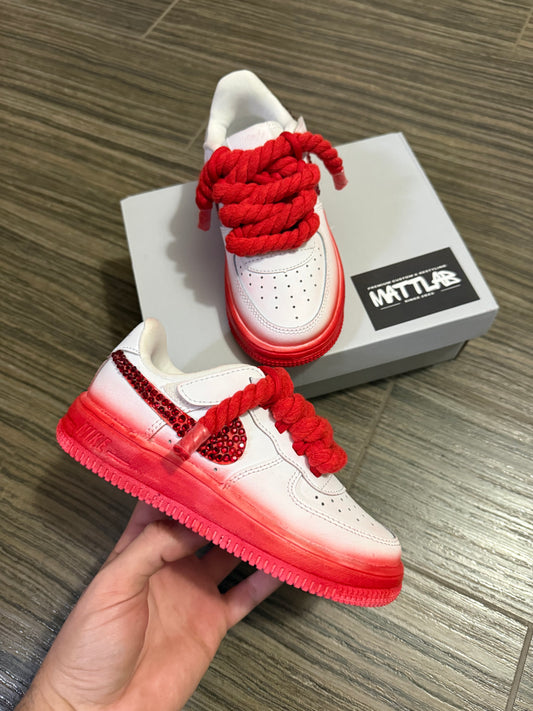 Airforce Kids Diamante Rosso ✨