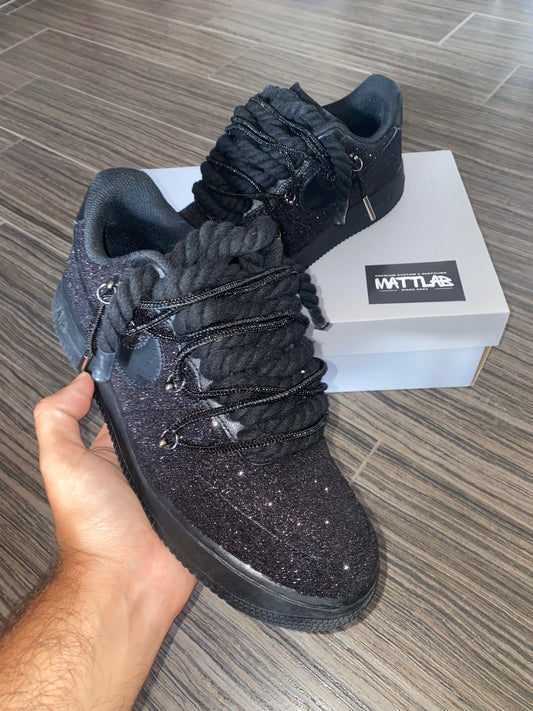 Air Force Glitter Black Edition ✨