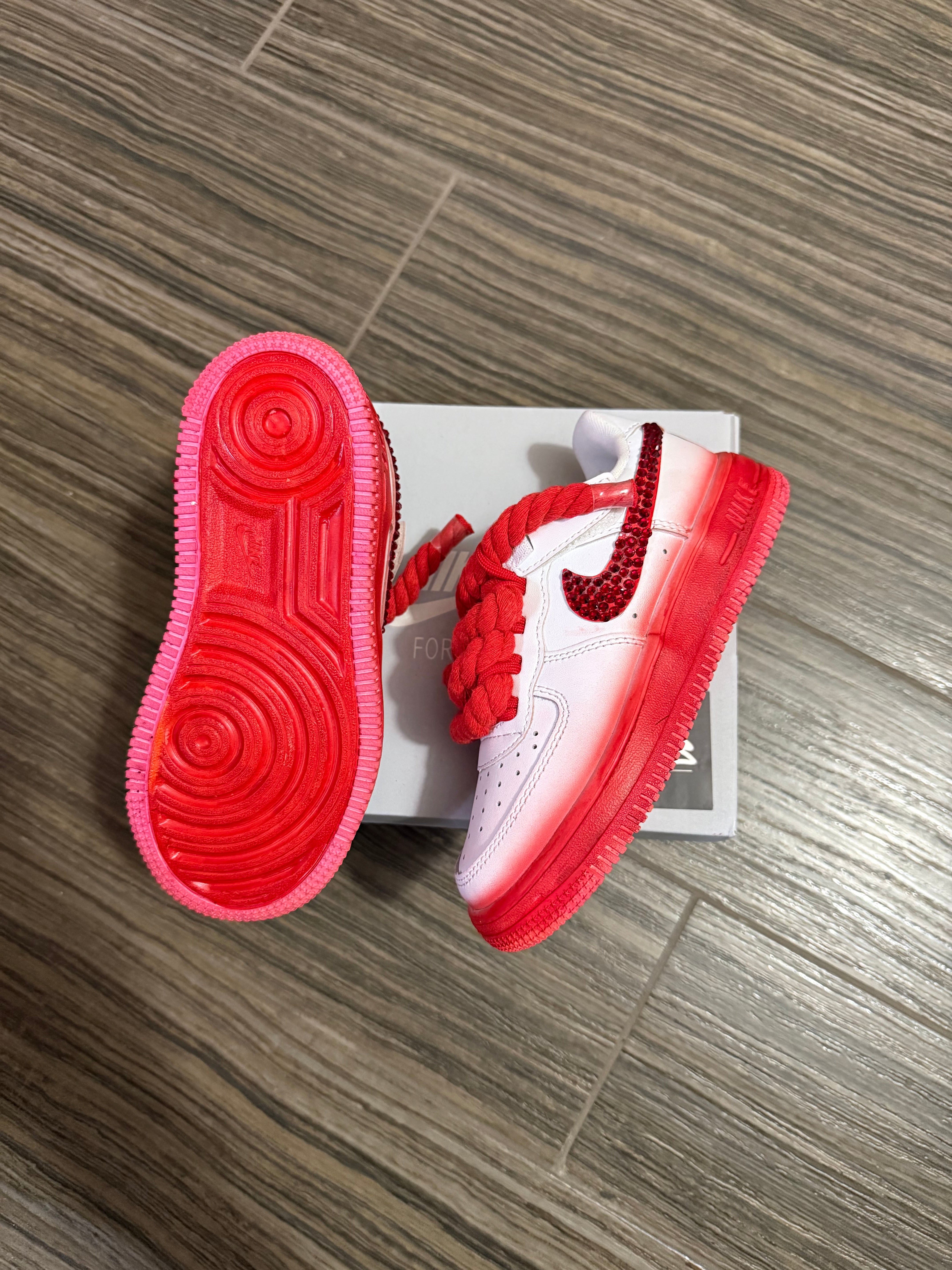 Airforce Kids Diamante Rosso ✨