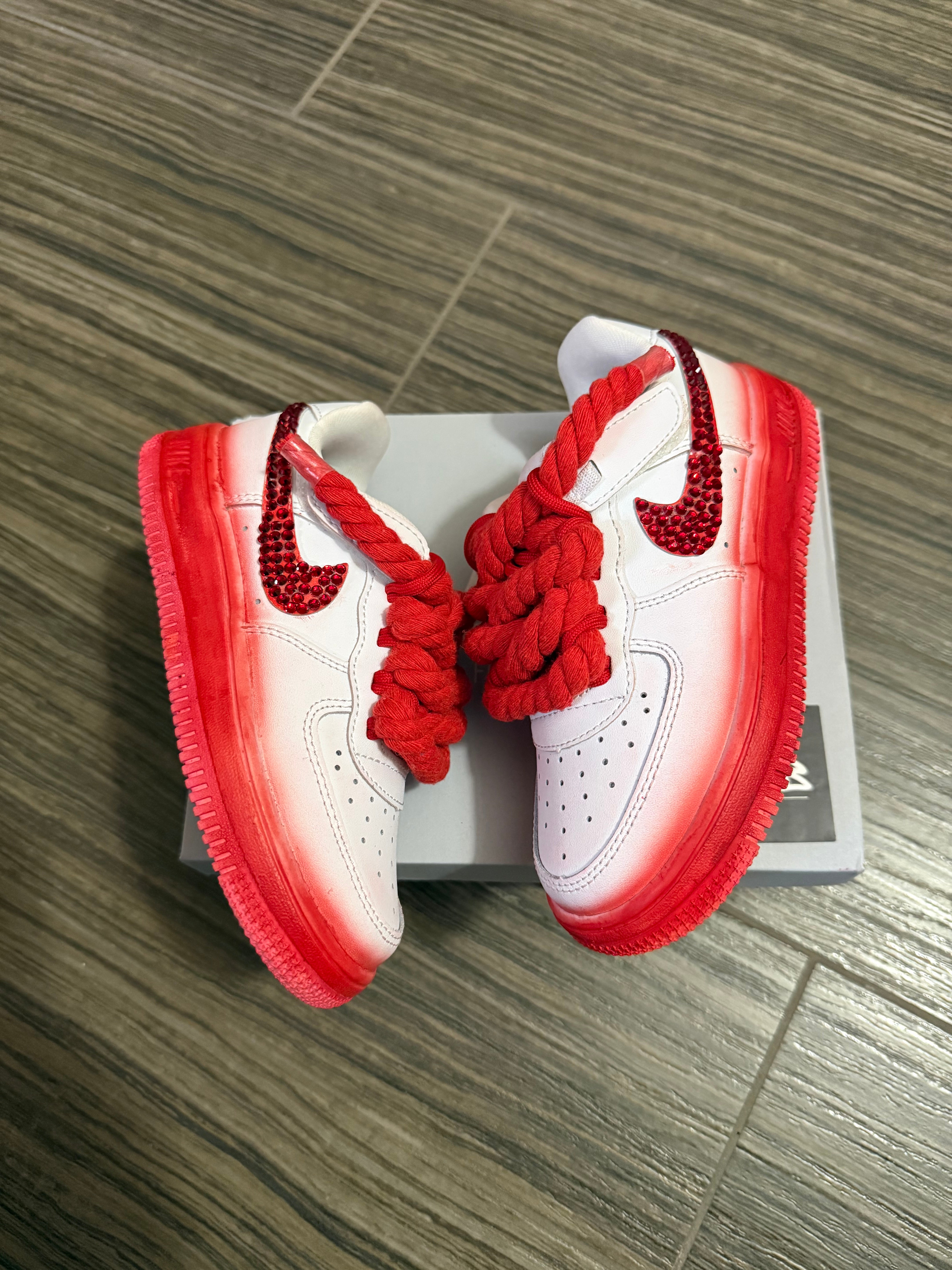 Airforce Kids Diamante Rosso ✨